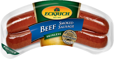 Eckrich Smoked Sausage Beef Smoked Sausage