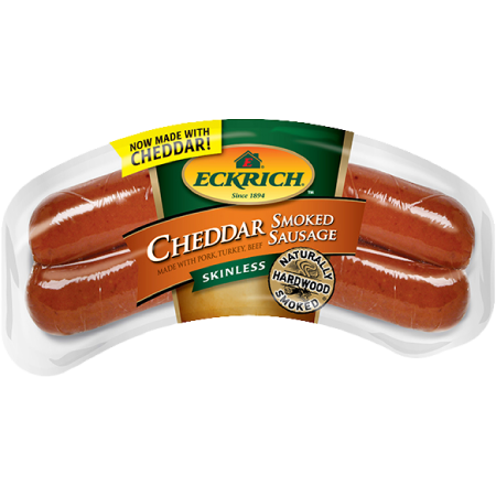 Eckrich Smoked Sausage Cheddar Smoked Sausage