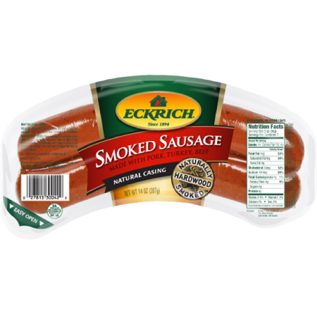 Eckrich Smoked Sausage Skinless Kielbasa